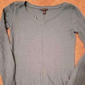 👗Aeropostale Teal Waffle Knit Top👗